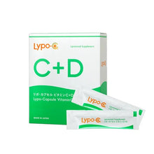 Load image into Gallery viewer, Lypo-C 維他命C+D 30入組 *養出秋日元氣:30入組產品加贈3入C,9/20日止 *首購加贈日製飲用杯1只